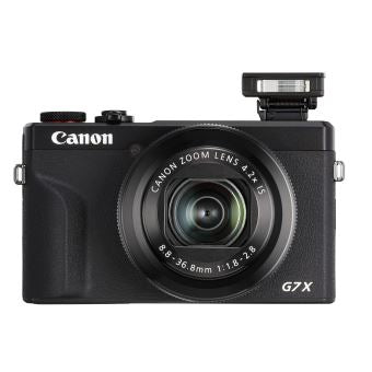 Canon PowerShot G7 X Mark III – 4K Vlogging Camera with 20.1MP, Wi-Fi & Bluetooth (Black)