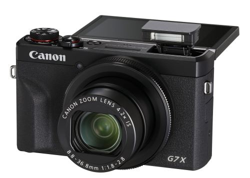 Canon PowerShot G7 X Mark III – 4K Vlogging Camera with 20.1MP, Wi-Fi & Bluetooth (Black)
