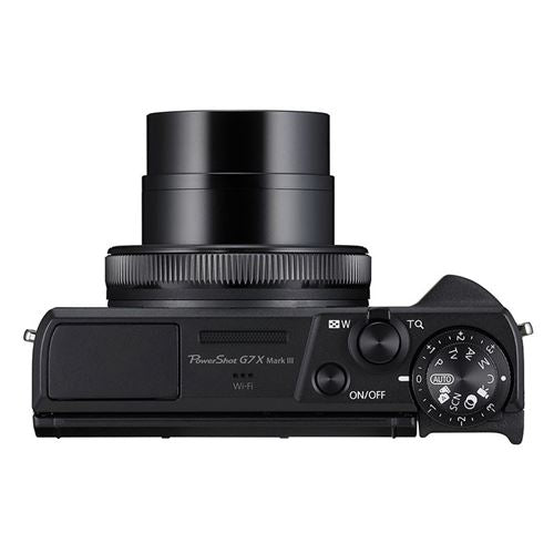 Canon PowerShot G7 X Mark III – 4K Vlogging Camera with 20.1MP, Wi-Fi & Bluetooth (Black)